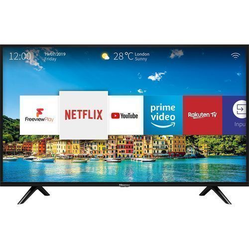 40 Nuevo 2021 con Natural Colour Enhancer VIDAA U5 WiFi Hisense 40A4EG Smart TV Full HD Youtube Netflix DTS Virtual X HDMI 